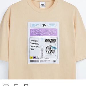 Zara Men’s Trust Intuition Tee